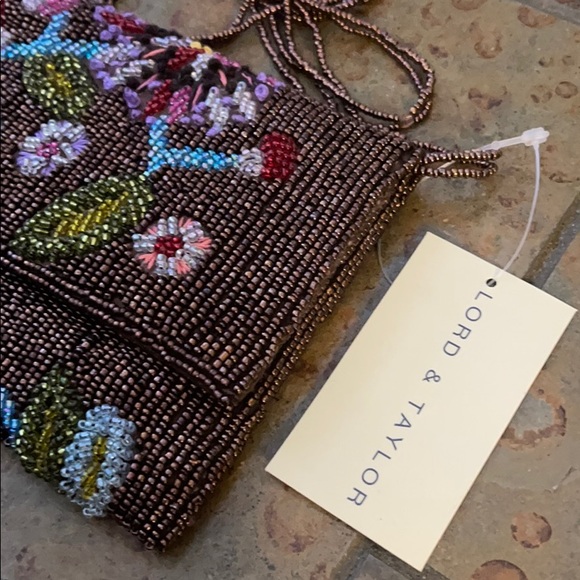 Beaded Shoulder Bag Clutch for Evening Event NEW - Picture 3 of 8